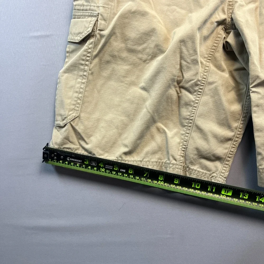 The North Face Cargo Shorts Mens 38 Beige Mid Rise Utility Pocket Hiking Outdoor